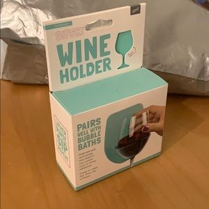 FREE with purchase — shower wine holder sipski
